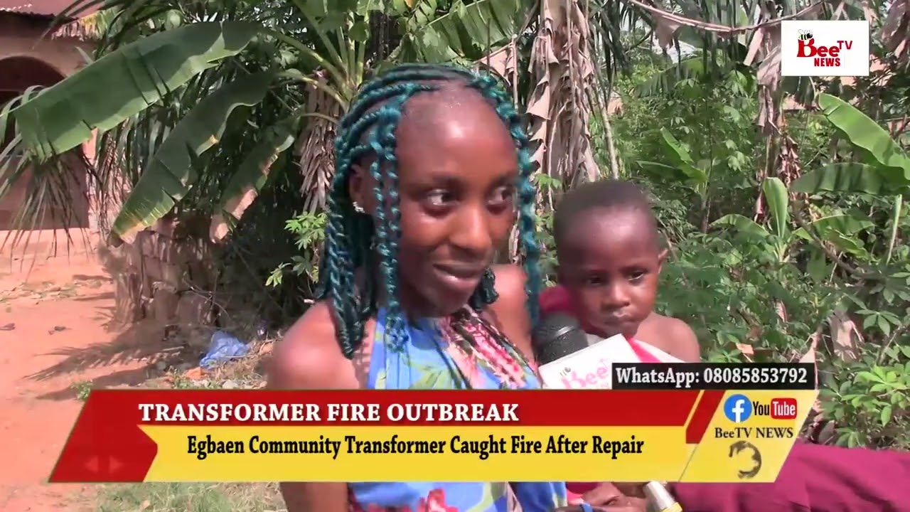 Egbaen Community Transformer Cut Fire After Repair.