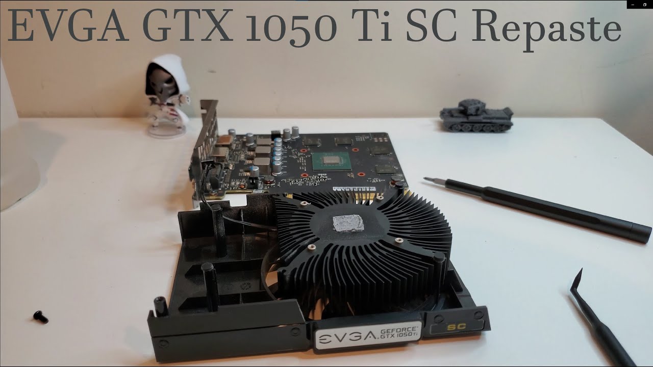 EVGA GTX 1050 Ti SC Repaste