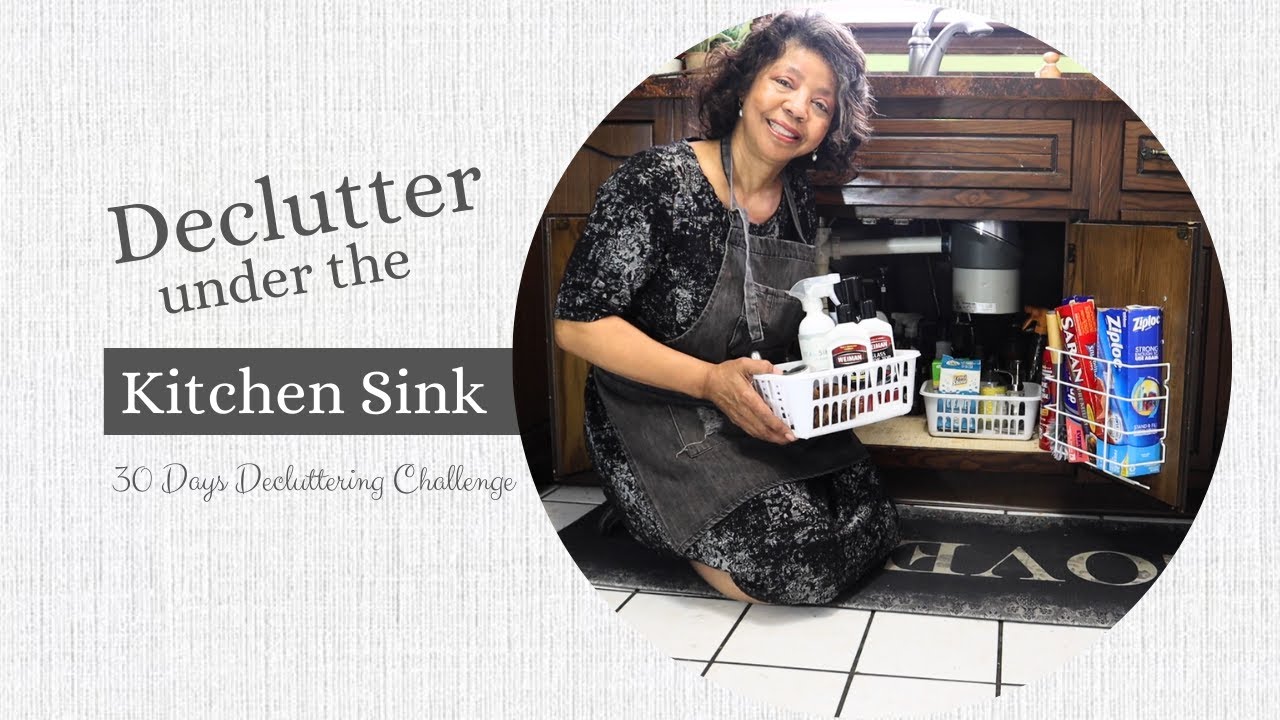 Decluttering Under the Kitchen Sink (3 Tips) | 30 Days Decluttering Challenge