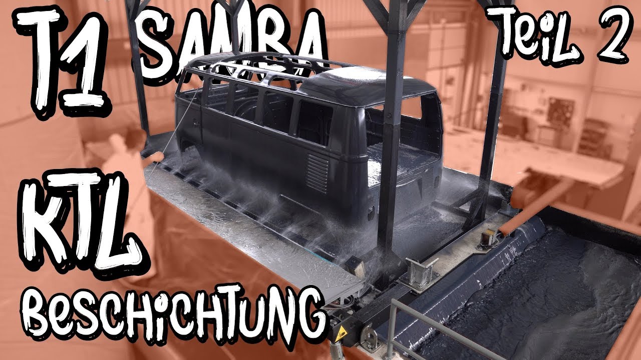Jetzt wird der T1 Bulli KTL beschichtet! Zu Besuch bei der Firma CARBLAST Teil 2 | Philipp Kaess |