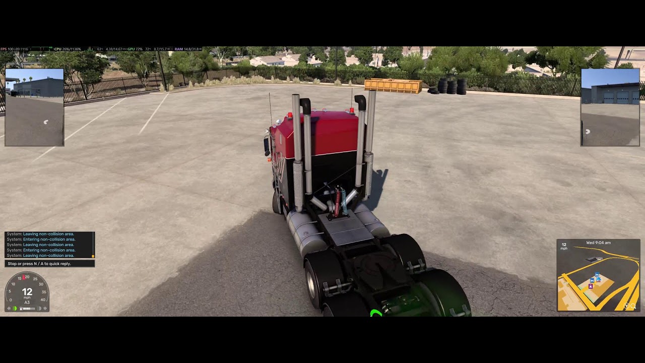 American Truck Simulator 1.58 with mods