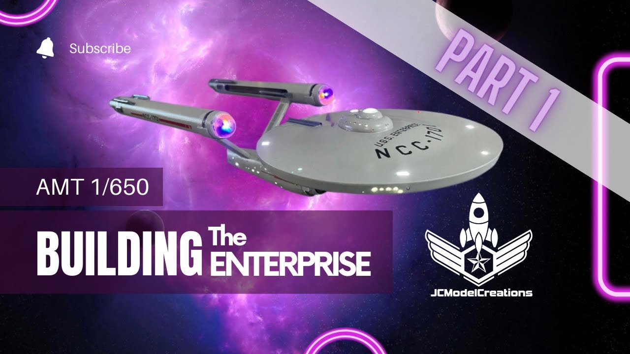 18 inch AMT Star Trek USS Enterprise Build - Part 1 - Unboxing
