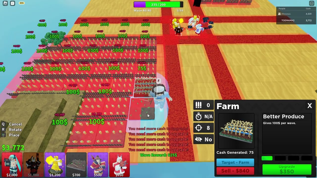 Arena: Tower Defense | The Feathers That Turn Red and The Void Phoenix (on ancient dunes)