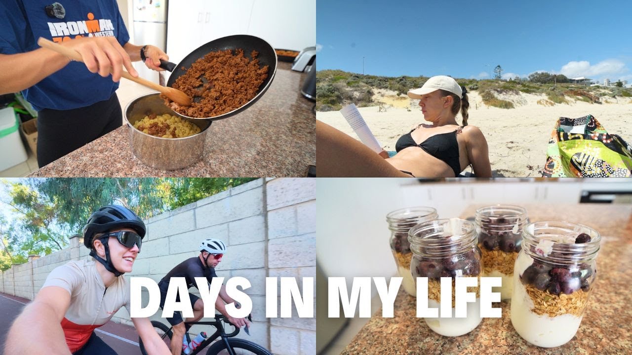Post-race recovery updates, beach day, grocery haul + meal prep