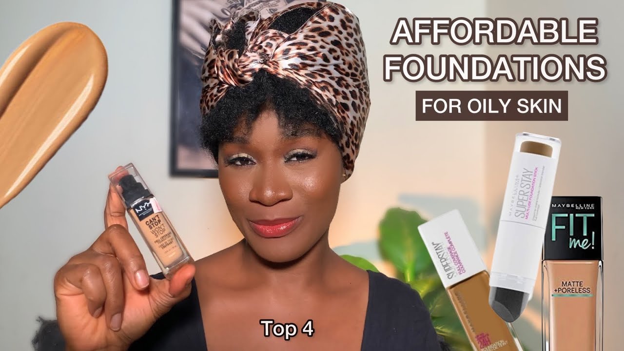 BEST AFFORDABLE FOUNDATION FOR OILY SKIN ... DON'T WASTE YOUR MONEY #drugstoremakeup #foundation