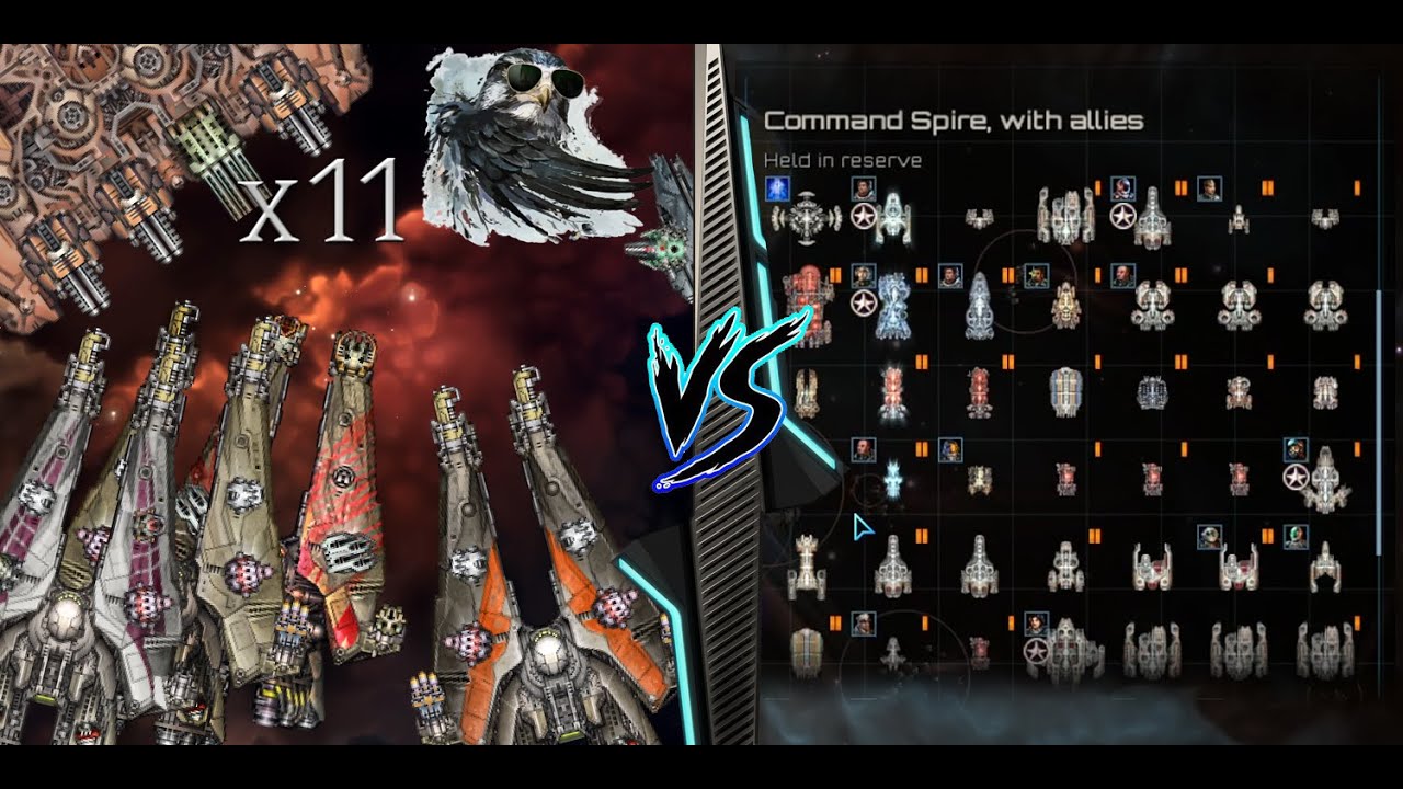 STARSECTOR - Falcon Spam vs Star Federation Command Spire (And Patrols)