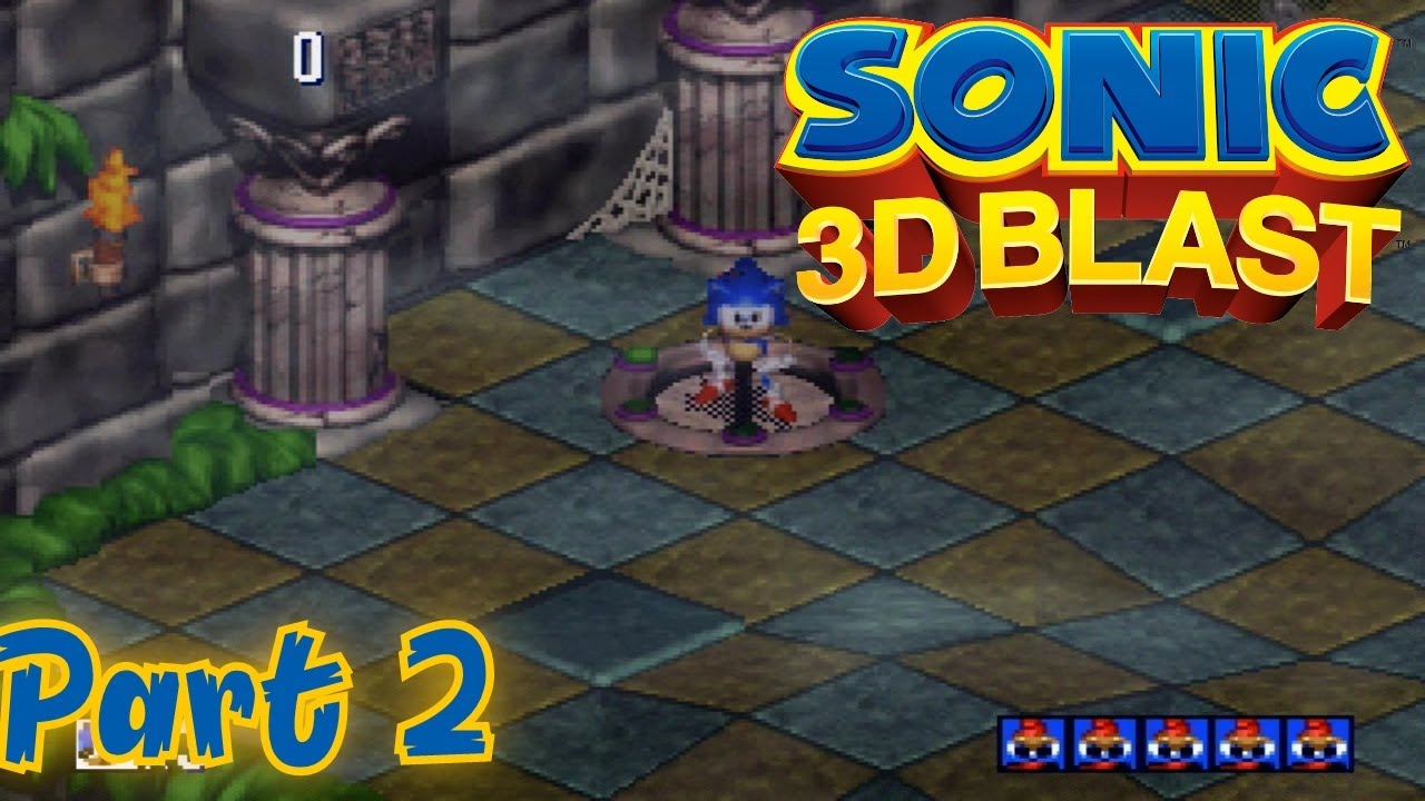 Sonic 3D Blast[Saturn] Playthrough Part 2 - Rusty Ruin