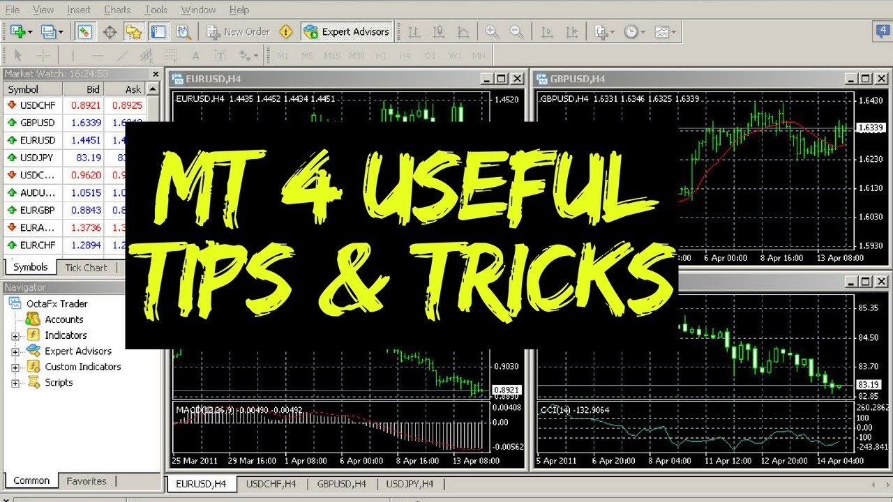 10 Tips and Tricks for using MetaTrader 4 👍