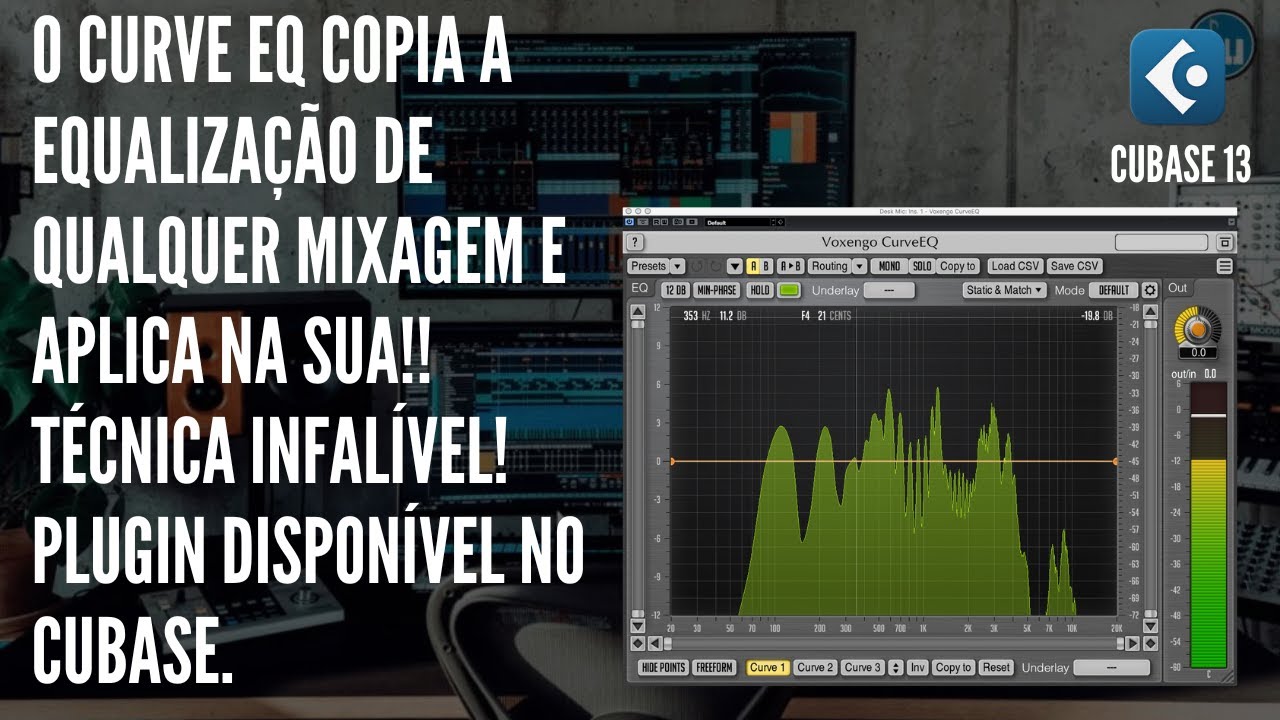 Copiando a Equalização De Qualquer Mixagem e Aplicando na sua Mix.