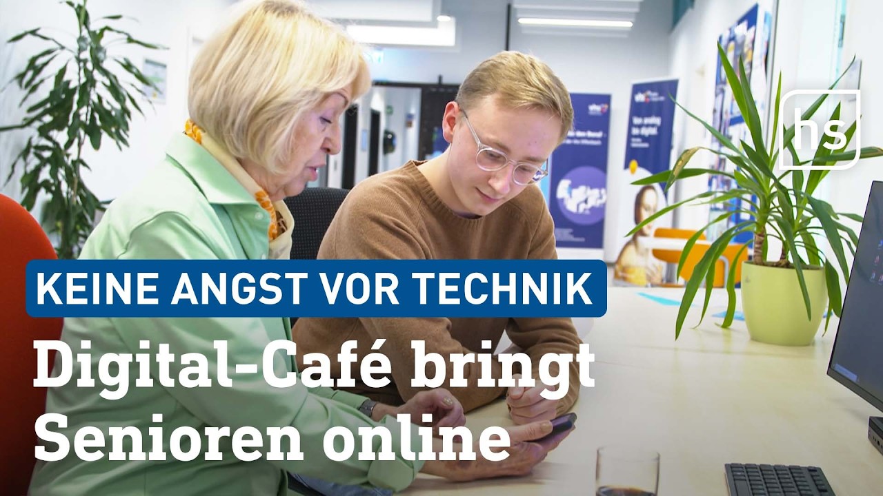 Digital-Café Offenbach – Unterstützung für ältere Menschen | hessenschau
