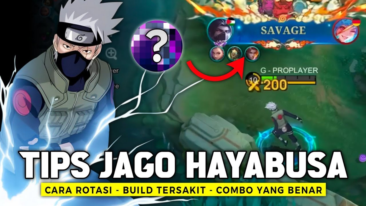TIPS MAIN HAYABUSA YANG BENER AGAR COMBO DAN DAMAGEDNYA SAKIT - Tutorial Hayabusa Mobile Legends