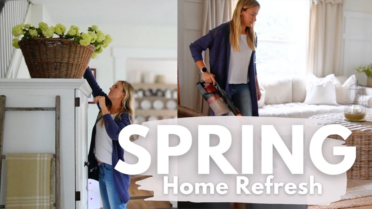 rainy day Home reset 🌧️ enjoying the simplicity of Spring 🌿