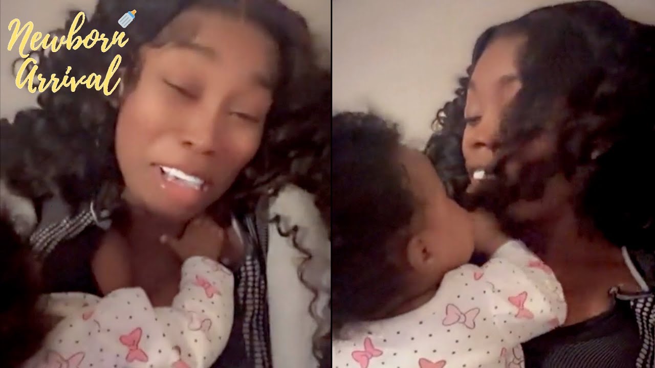 Asian Doll's Daughter Mi'Lani Insist On Pulling Mommy's Hair! 💁🏽‍♀️