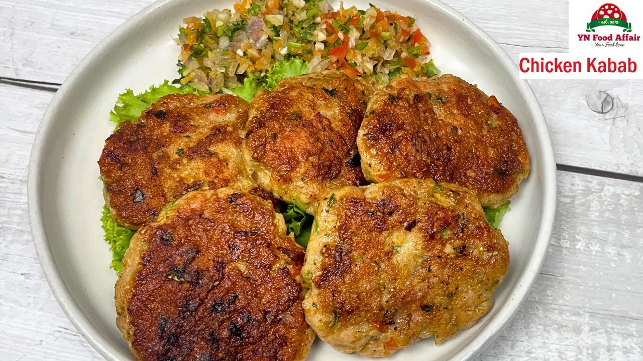 Chicken Tawa Kebab Recipe l Chicken Kabab l चिकन तवा कबाब l YN Food Affair