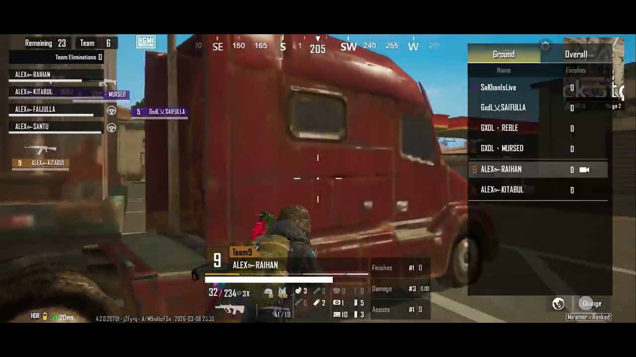 BGMI TOURNAMENT MATCH 2 Miramar 