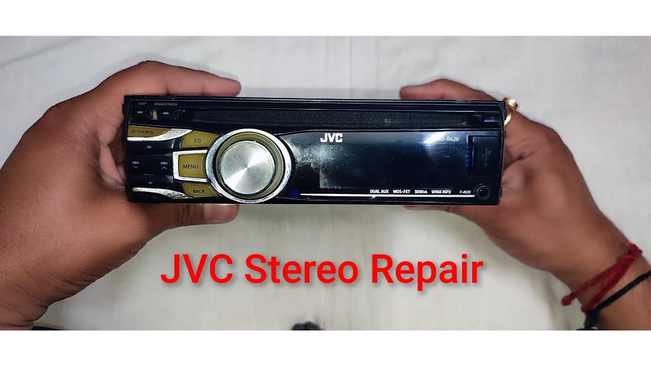 JVC Stereo button not working | JVC KD-R426 Music System | Car Stereo repair at Home | Stereo Repair