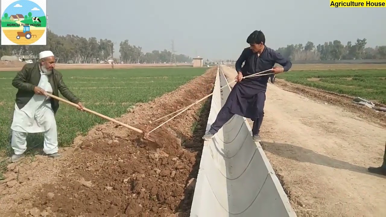 Irrigation Water channel for Agriculture Land
