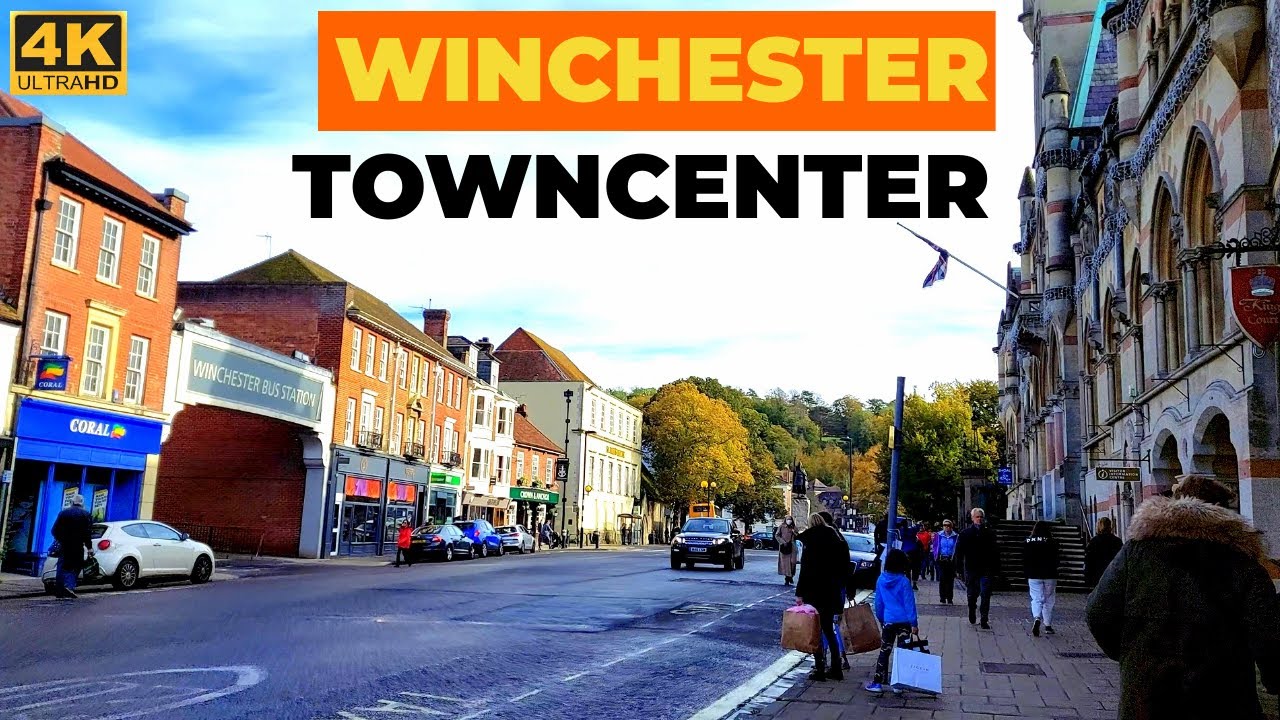 England : [4K] Walk | Winchester Towncenter | Hampshire | England