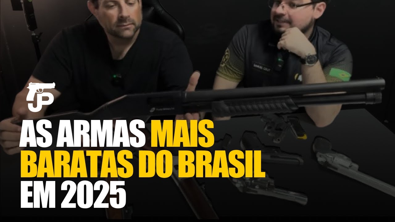 As armas mais baratas no Brasil em 2025 com Samuel Cout.