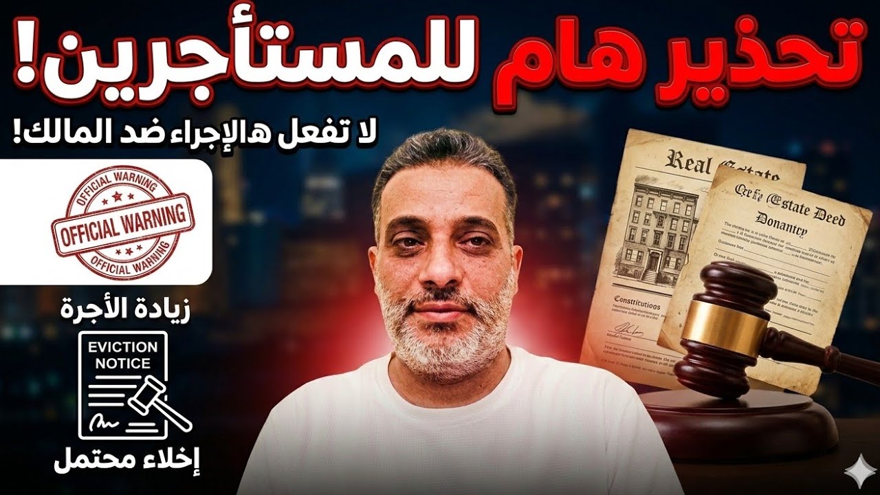 لو مستأجر ايجار قديم إجراء لازم تعمله في هذه الحاله#قانون_الايجار_القديم