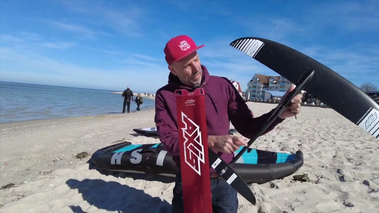 Das Foil zusammenbauen & am Board positionieren