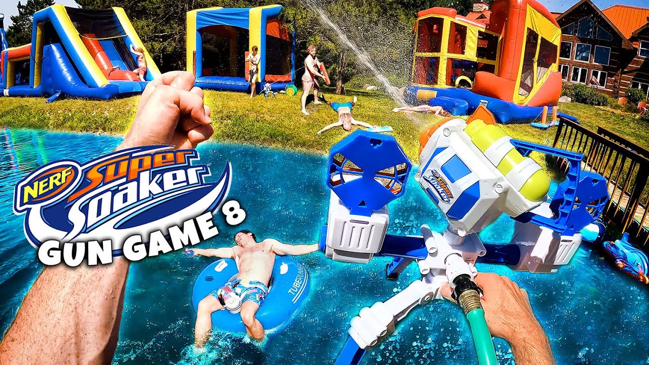 NERF GUN GAME | SUPER SOAKER EDITION 8.0 (шутер от первого лица Nerf)