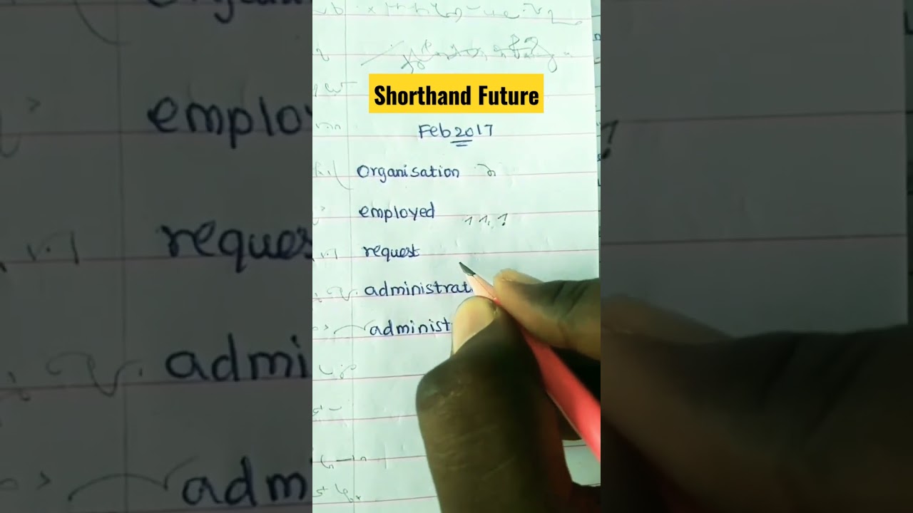 feb 2017 SOME SHORTCUTS #steno #shorthand #stenographer