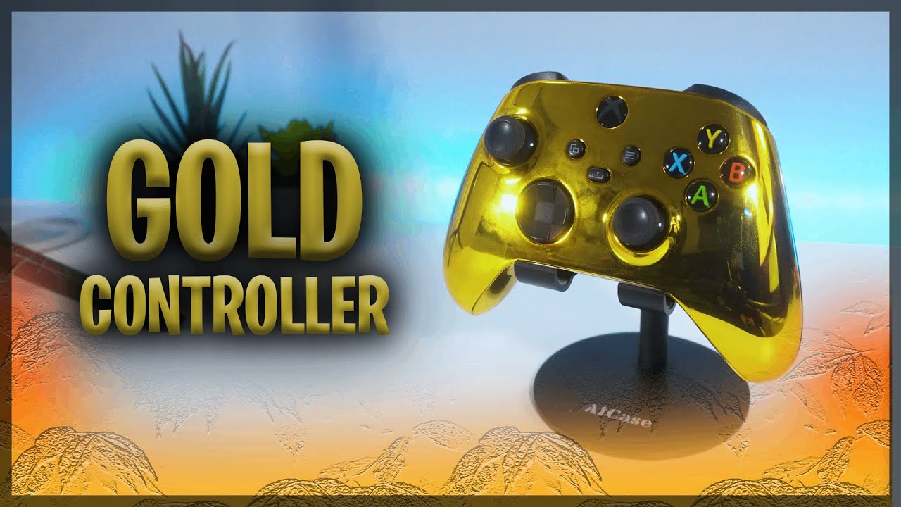 WOW!!!! Gold Xbox Series X Controller | SETUP