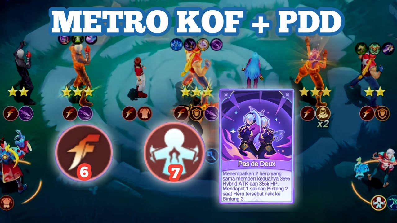GUSION DAN PAQUITO PDD DITAMBAH METRO KOF DAMAGENYA  AUTO SAKITT BANGETT - MAGIC CHESS