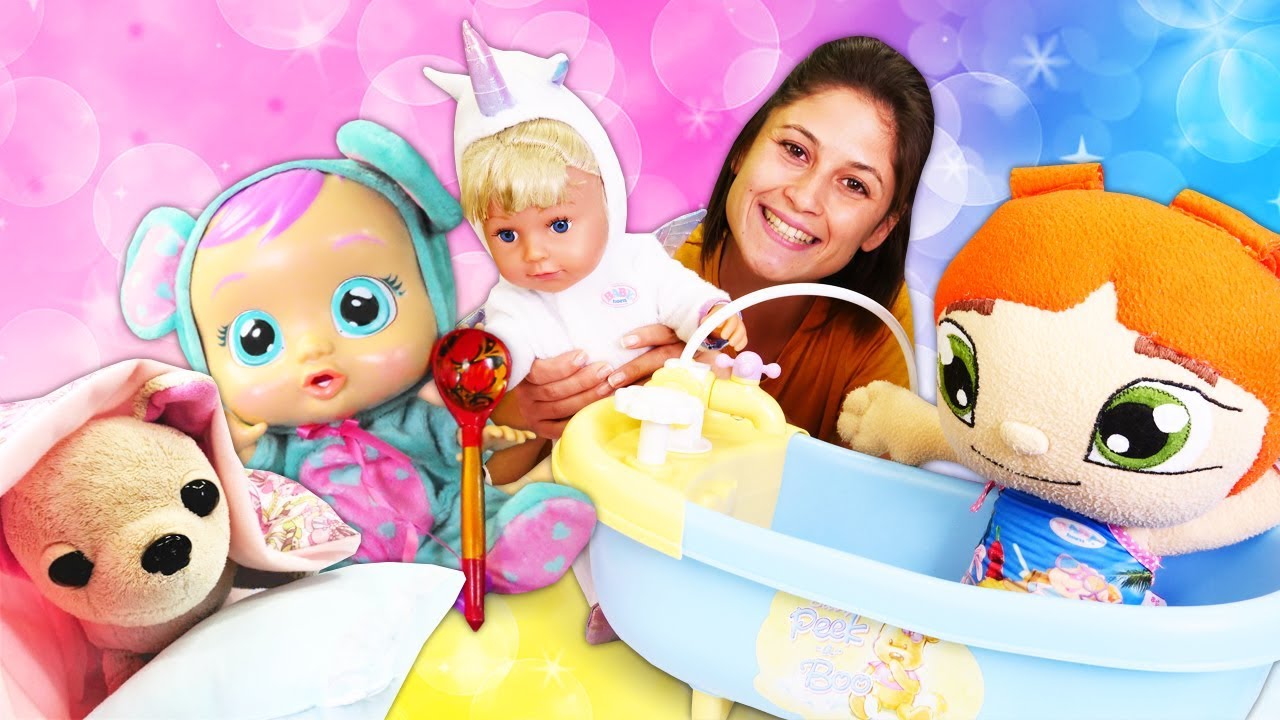 Ayşe, bebek Gül ve Loli ile seçkin bölümler! Bebek bakma ve evcilik oyunları