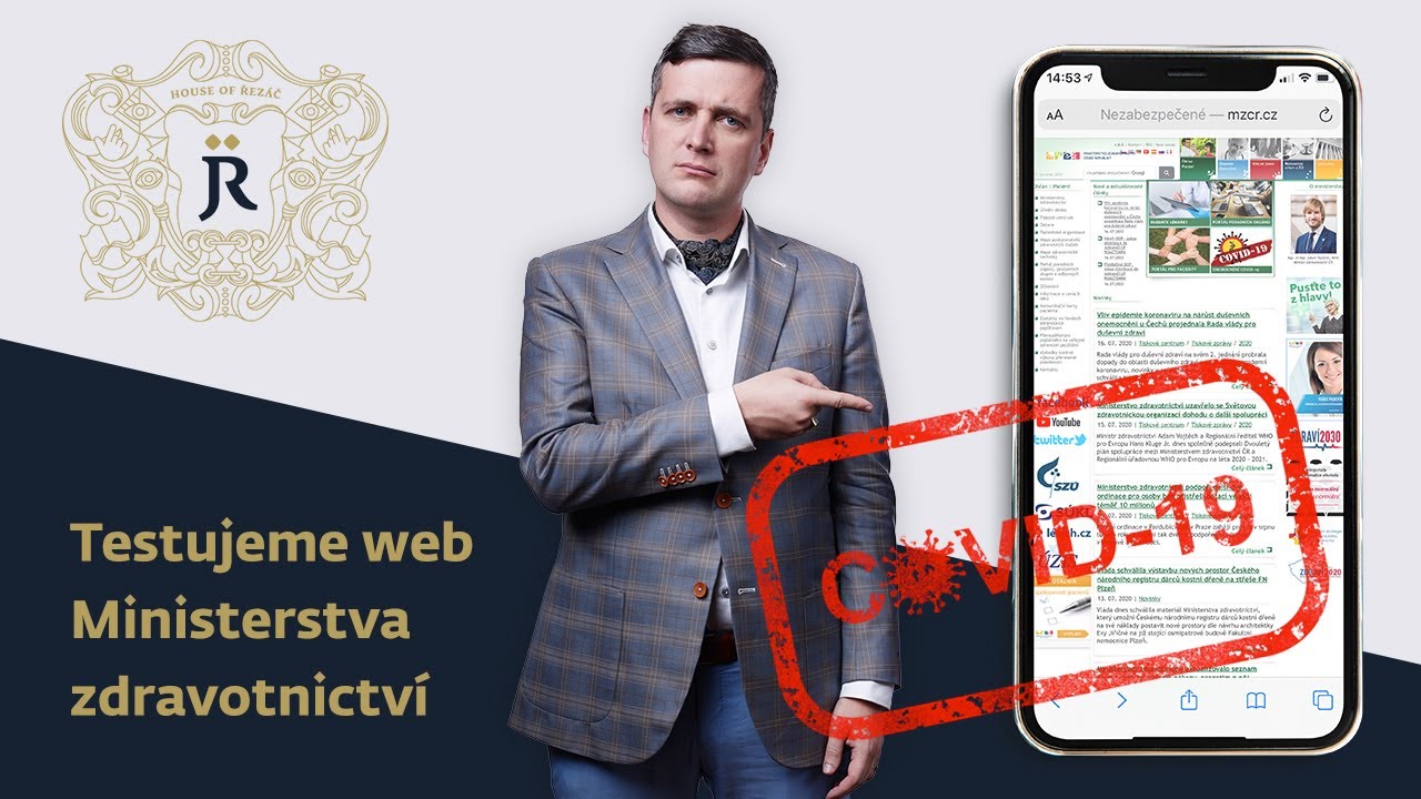 Řezáč testuje web MZČR. Jak snadné je zjistit, co dělat, když mám podezření na nákazu COVID-19?