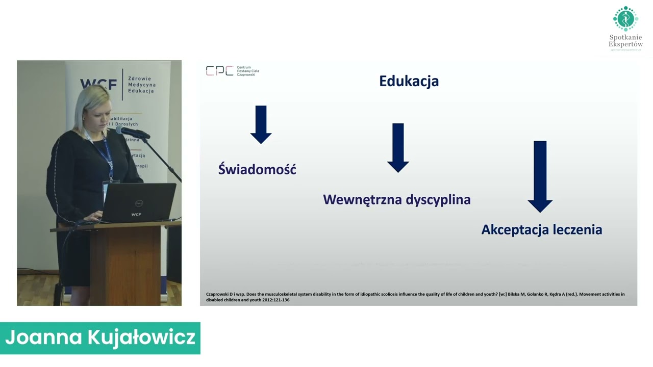 Prof. Dariusz Czaprowski - PSSE: specyficzna fizjoterapia chorych ze skoliozą idiopatyczną.