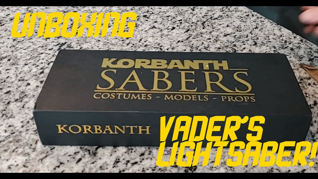 Korbanth/89Sabers MPP 2.5 Распаковка — Световой меч Вейдера!