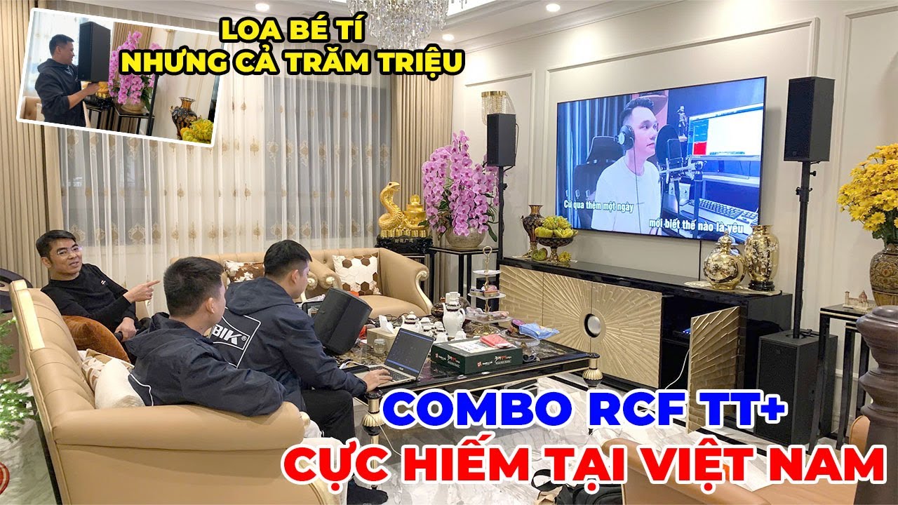 Lắp đặt combo karaoke RCF TT 515 A +TT 808 AS nhập khẩu Italy tại Manor central park