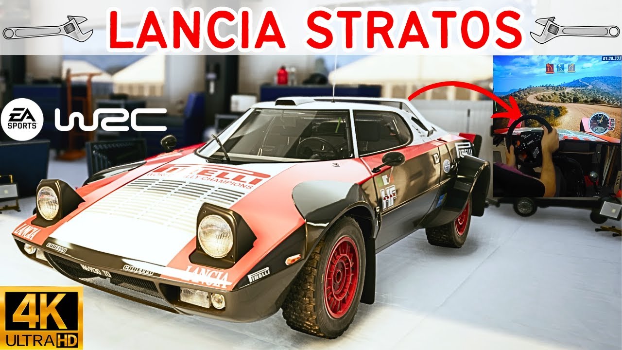 EA Sports WRC : LANCIA STRATOS - Top 3 mondial ! Je partage mes réglages