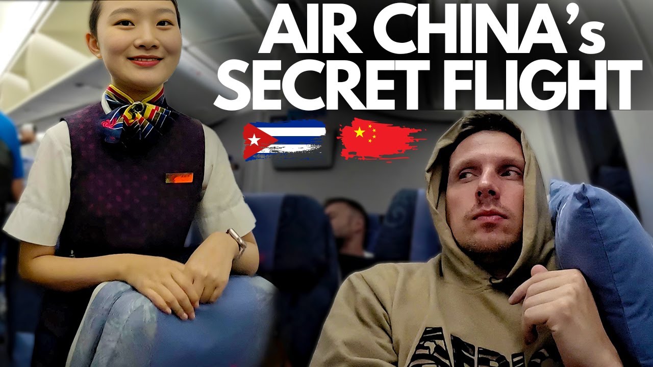 Onboard China's SECRET CUBA FLIGHT!