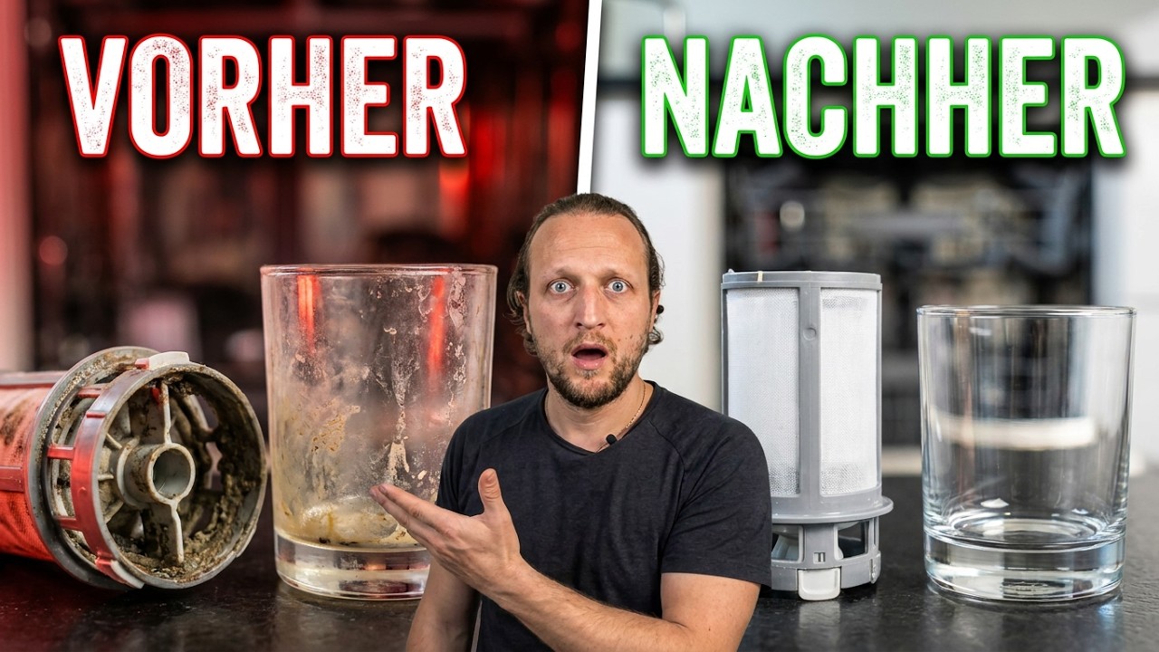 Spülmaschine spült NICHT sauber 😱 Diese 5 Fehler machen fast alle!