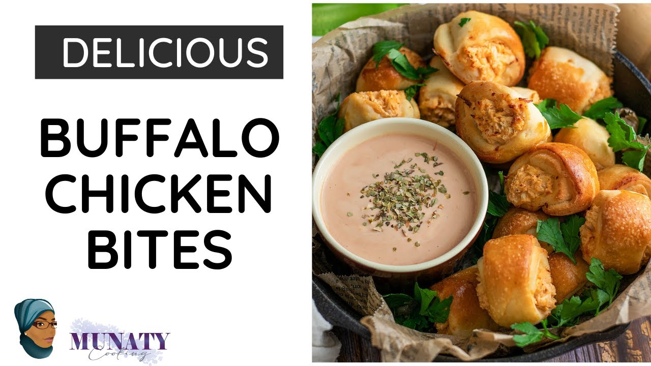 Buffalo Chicken Bites | How to make easy apptizer for a game night