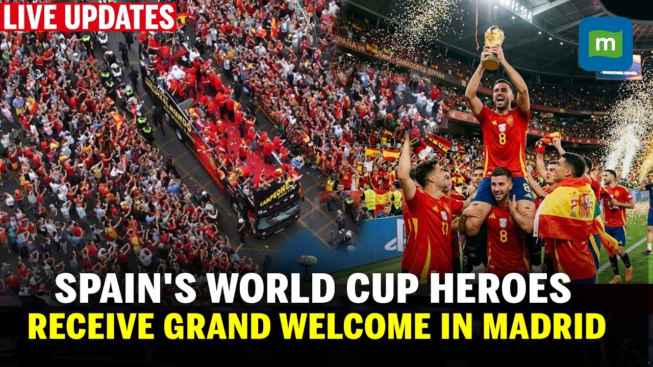 🔴 LIVE: Spain's World Cup Heroes Receive Grand Welcome in Madrid | FIFA World Cup 2026 Champions