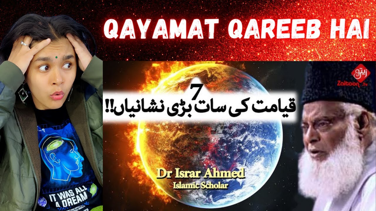 Indian Reaction On Qayamat Ki 7 Bari Nishaniyan | Dr Israr Ahmed | Kelaya Reacts