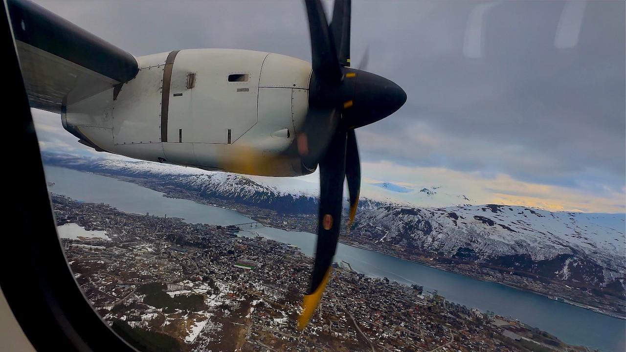 [4K] – Full Flight – Finnair – ATR ATR-72-212A – TOS-HEL – OH-ATF – AY946 – IFS 1043