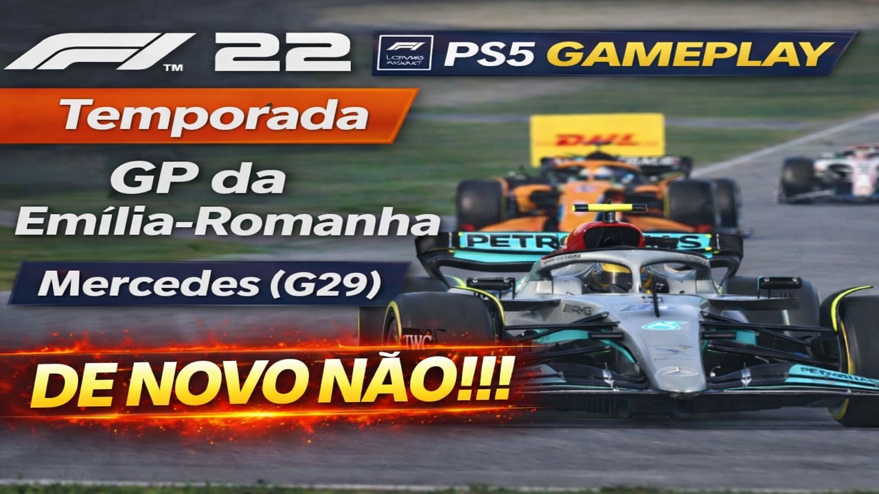 F1 22 PS5 Gameplay – Temporada | GP da Emília-Romanha | Mercedes (G29)