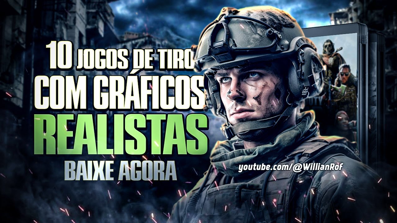 10 JOGOS DE TIRO ULTRA REALISTAS PARA PS5, XBOX SERIES e PC