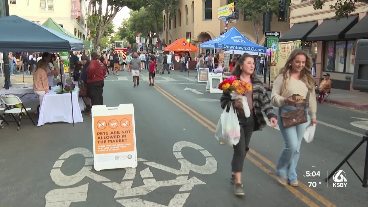 Downtown SLO Farmers’ Market returns but local vendors were impacted by recent cancellations