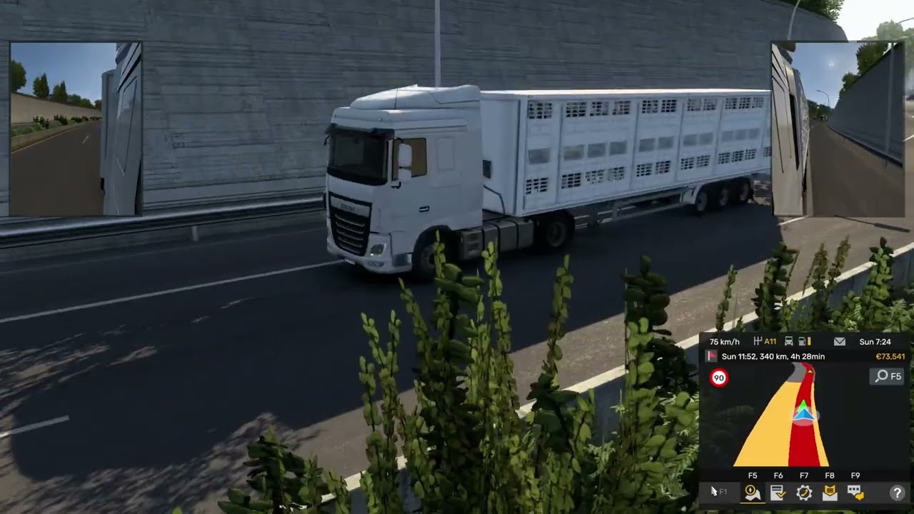EURO TRUCK SIMULATOR 2 | STUTTGART TO DIJON GAMEPLAY | [4K60FPS]