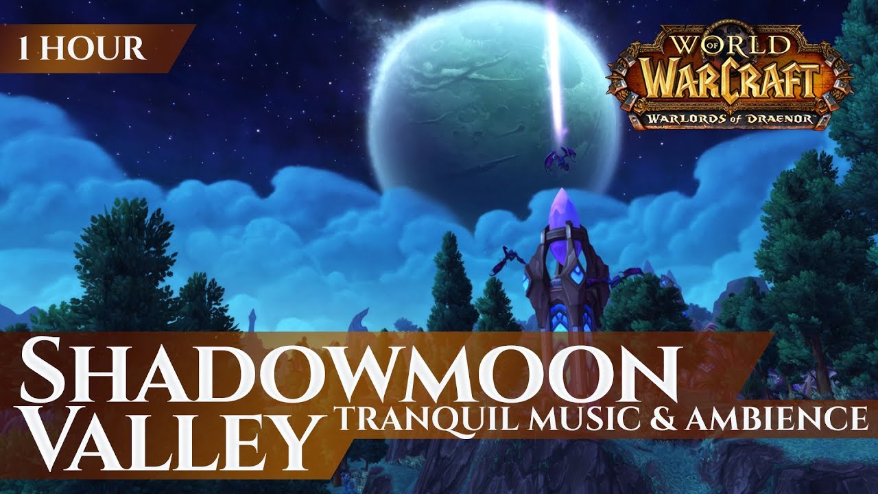 Shadowmoon Valley - Tranquil Music & Ambience (1 hour, 4K, World of Warcraft Warlords of Draenor)