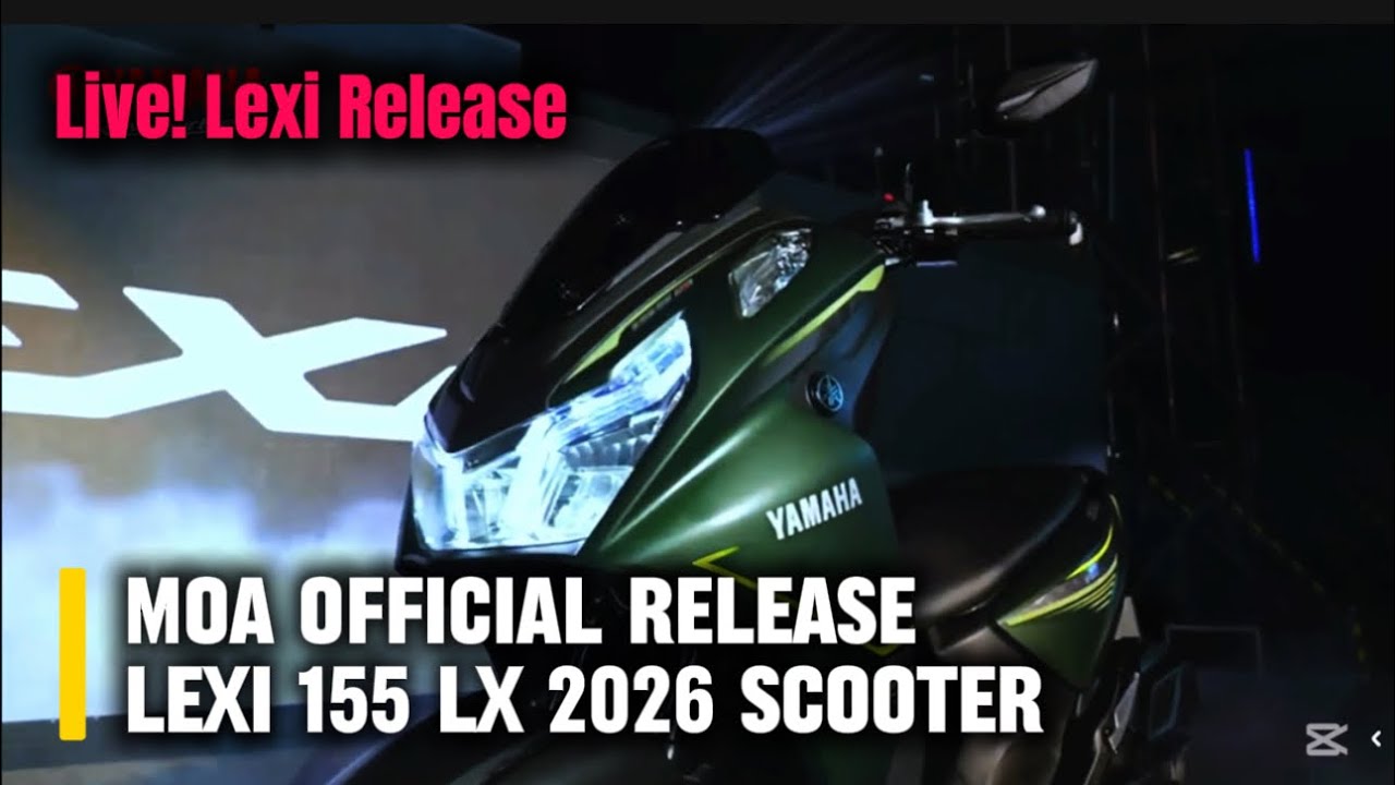 Official New LEXI 155 LX Yamaha Scooter 2026 Philippine Release (Mall of Asia) 