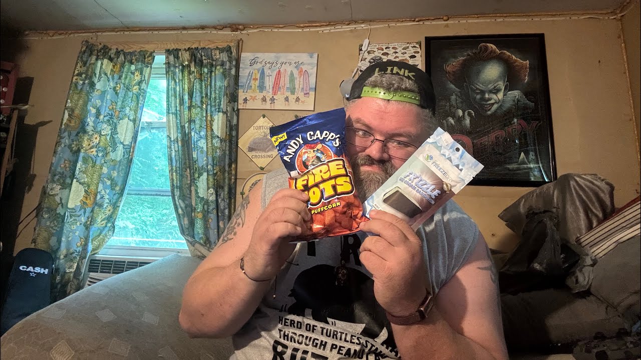 Trying freeze dried ice cream and hot tots ( ramping it  up in the end)