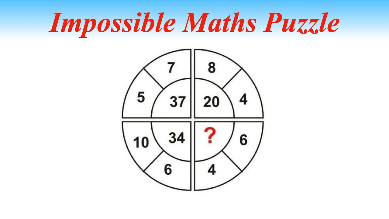 Impossible Algebra Puzzle || Maths Puzzle