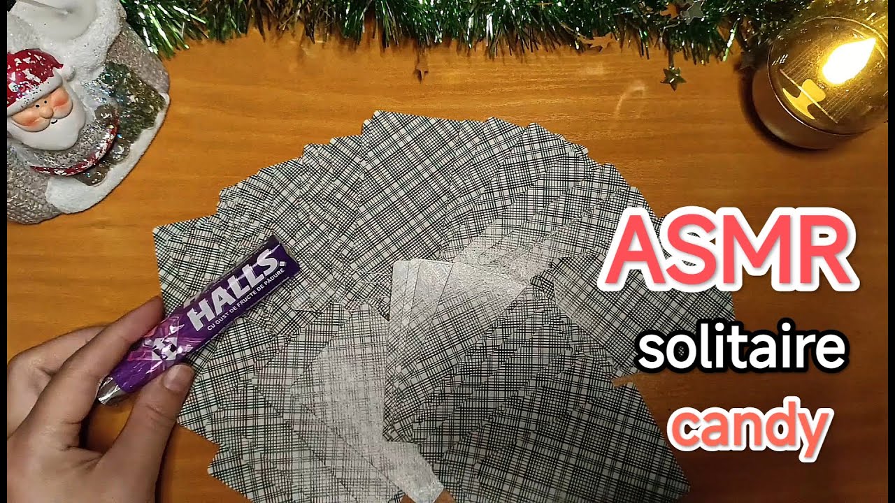 ASMR SOLITAIRE ✨ CANDY | EATING SOUNDS / АСМР ПАСЬЯНС ♥♠ КОНФЕТА | КАРТЫ | ПАСЬЯНС